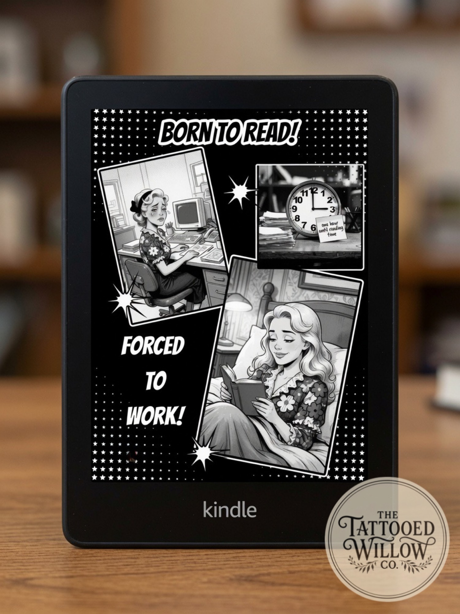 Born to Read standing view