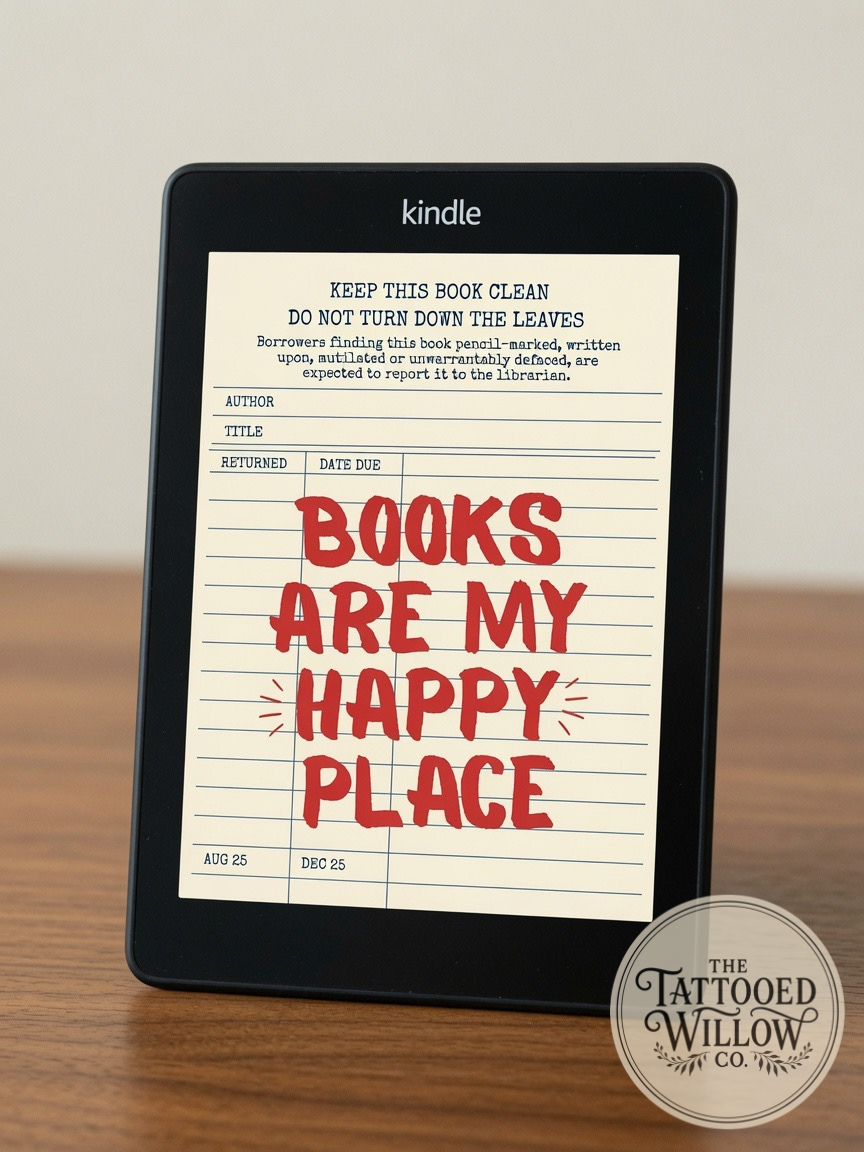 Books Are My Happy Place cozy view