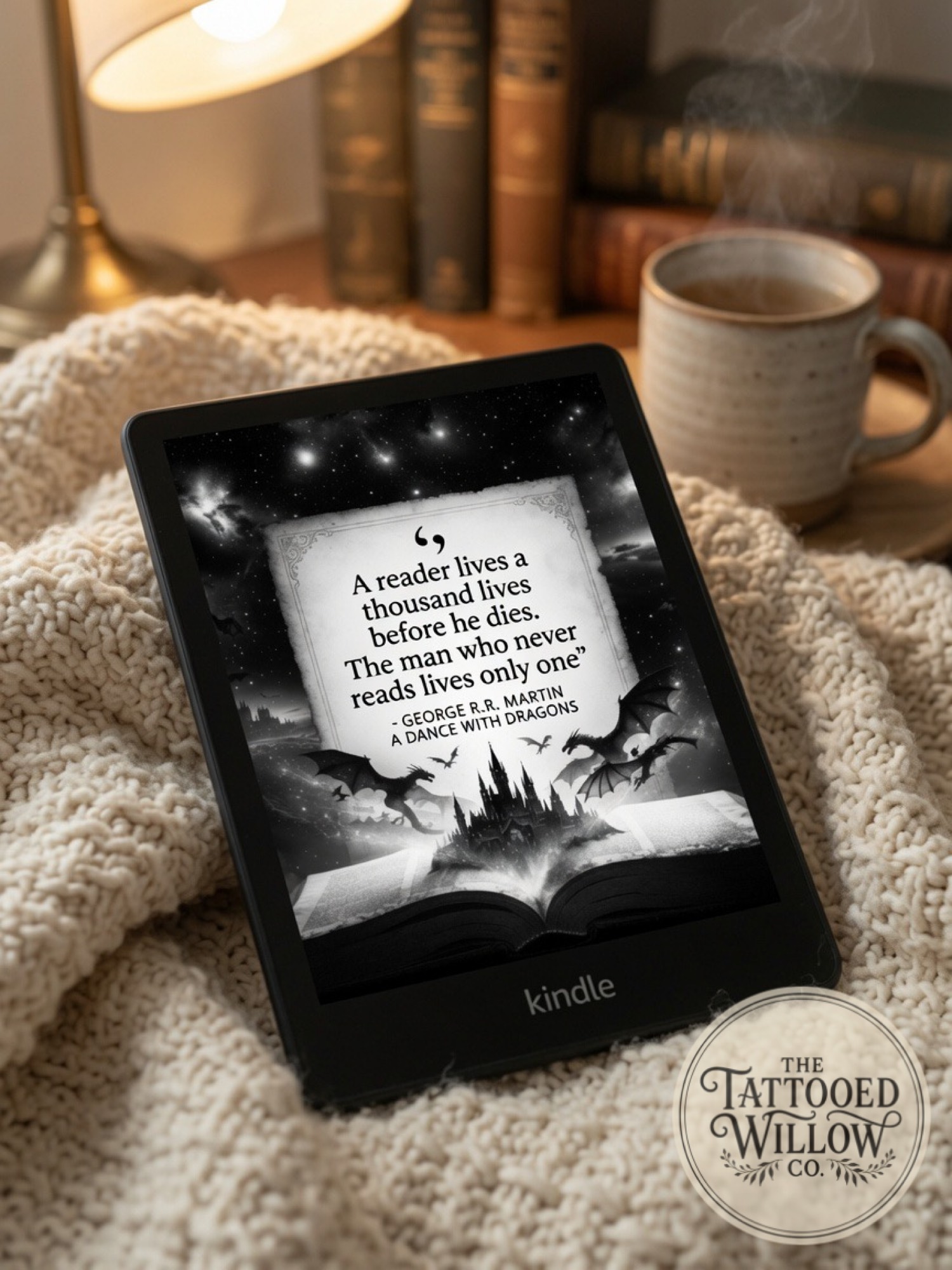 George R.R. Martin Quote cozy view
